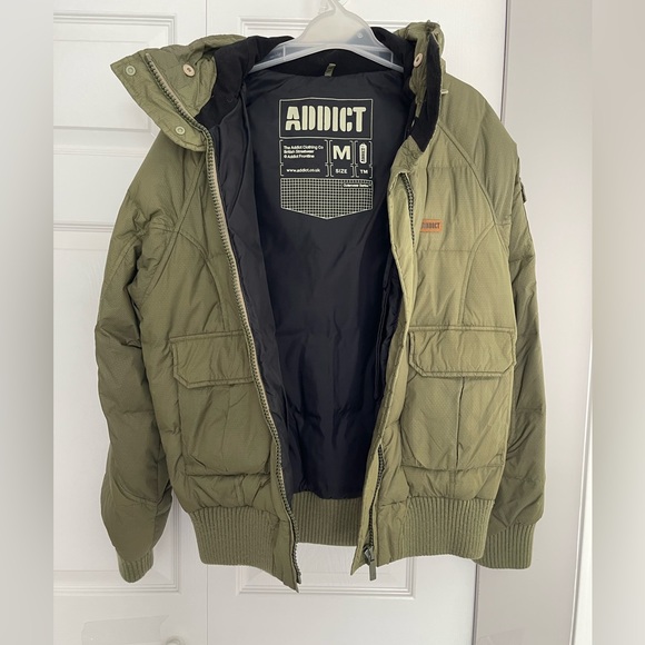 Addict green winter jacket - Picture 3 of 3